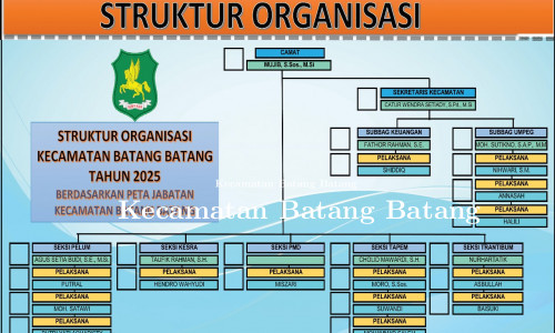 STRUKTUR ORGANISASI KECAMATAN BATANG BATANG